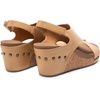 image:imageDREAM PAIRS Womens Platform Wedge Sandals Comfortable PeepToe Cork Casual amp Dressy Summer Lightweight Shoes For All Day WearCamel