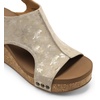 image:imageDREAM PAIRS Womens Platform Wedge Sandals Comfortable PeepToe Cork Casual amp Dressy Summer Lightweight Shoes For All Day WearTaupe