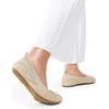 image:imageDREAM PAIRS Womens Round Toe Foldable Portable Knit Ballet Flats Comfortable Dressy Flats for Work Office Dress Shoes Business CasualNude