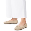 image:imageDREAM PAIRS Womens Round Toe Foldable Portable Knit Ballet Flats Comfortable Dressy Flats for Work Office Dress Shoes Business CasualNude