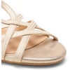 image:imageDREAM PAIRS Womens Strappy Wrapped Dressy Wedge Sandals Comfortable Low Heel Casual Summer ShoesGold