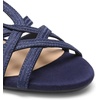 image:imageDREAM PAIRS Womens Strappy Wrapped Dressy Wedge Sandals Comfortable Low Heel Casual Summer ShoesNavy
