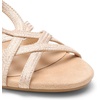 image:imageDREAM PAIRS Womens Strappy Wrapped Dressy Wedge Sandals Comfortable Low Heel Casual Summer ShoesNude