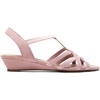 image:imageDREAM PAIRS Womens Strappy Wrapped Dressy Wedge Sandals Comfortable Low Heel Casual Summer ShoesPink
