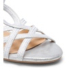 image:imageDREAM PAIRS Womens Strappy Wrapped Dressy Wedge Sandals Comfortable Low Heel Casual Summer ShoesSilver
