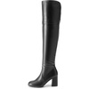 image:imageDREAM PAIRS Womens Thigh High Block Heel Over The Knee BootsBlackpu