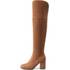 image:imageDREAM PAIRS Womens Thigh High Block Heel Over The Knee BootsBrownsuede