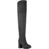 image:imageDREAM PAIRS Womens Thigh High Block Heel Over The Knee BootsGrey