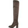 image:imageDREAM PAIRS Womens Thigh High Block Heel Over The Knee BootsKhaki