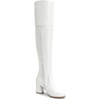 image:imageDREAM PAIRS Womens Thigh High Block Heel Over The Knee BootsWhitepu