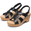 image:imageDREAM PAIRS Womens Wedge Sandals Comfortable Open Toe Platform Casual Dressy Cork Summer Dress ShoesBlack