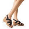 image:imageDREAM PAIRS Womens Wedge Sandals Comfortable Open Toe Platform Casual Dressy Cork Summer Dress ShoesBlack