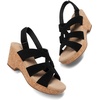 image:imageDREAM PAIRS Womens Wedge Sandals Comfortable Open Toe Platform Casual Dressy Cork Summer Dress ShoesBlacknubuck