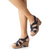 image:imageDREAM PAIRS Womens Wedge Sandals Comfortable Open Toe Platform Casual Dressy Cork Summer Dress ShoesNavy