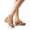 image:imageDREAM PAIRS Womens Wedge Sandals Comfortable Open Toe Platform Casual Dressy Cork Summer Dress ShoesNude