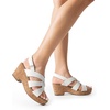 image:imageDREAM PAIRS Womens Wedge Sandals Comfortable Open Toe Platform Casual Dressy Cork Summer Dress ShoesWhite