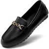 image:imageDREAM PAIRS Loafers for Women Casual Comfortable Slip On Flat Lightweight Leisure Work Shoe Comfort Walking ShoesBlack Pu