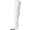 image:imageDREAM PAIRS Womens High Heels Over The Knee Boots Thigh High Pointed Toe Stiletto Long Fall Sexy BootsWhitepu