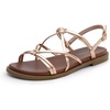 image:imageDREAM PAIRS Womens Sandals Cross Strappy Gladiator Dress Flat Sandals Daily Casual Comfortable Summer Shoes
