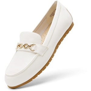image:imageDREAM PAIRS Loafers for Women Casual Comfortable Slip On Flat Lightweight Leisure Work Shoe Comfort Walking ShoesWhite