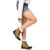 image:imageDREAM PAIRS Ankle Winter Boots for Women Snow Boots AntiSlip Resistant Classic Warm Faux Fur Lined Lace Up for Outdoor Hiking WalkingChestnutBlack