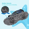 image:imageDREAM PAIRS Boys Girls Summer Outdoor Athletic Sport Sandals Walking Water Hiking Hook and Loop Adjustable Multicolor for ToddlerLittleBig KidsDark Blue