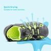 image:imageDREAM PAIRS Boys Girls Summer Outdoor Athletic Sport Sandals Walking Water Hiking Hook and Loop Adjustable Multicolor for ToddlerLittleBig KidsGreyNeonGreen