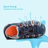 image:imageDREAM PAIRS Boys Girls Summer Outdoor Athletic Sport Sandals Walking Water Hiking Hook and Loop Adjustable Multicolor for ToddlerLittleBig KidsNavyOrange