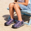 image:imageDREAM PAIRS Boys Girls Summer Outdoor Athletic Sport Sandals Walking Water Hiking Hook and Loop Adjustable Multicolor for ToddlerLittleBig KidsPurpleLightGrey