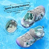 image:imageDREAM PAIRS Boys Girls Summer Outdoor Athletic Water Sport Sandals for ToddlerLittleBig KidLight GreyPurple