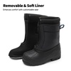 image:imageDREAM PAIRS Boys Girls Waterproof Winter Snow Boots for LittleBig KidsBlackRoyal