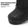 image:imageDREAM PAIRS Boys Girls Waterproof Winter Snow Boots for LittleBig KidsBlackRoyal