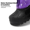 image:imageDREAM PAIRS Boys Girls Waterproof Winter Snow Boots for LittleBig KidsPurpleMulti