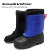 image:imageDREAM PAIRS Boys Girls Waterproof Winter Snow Boots for LittleBig KidsRoyalBlueOrange