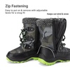 image:imageDREAM PAIRS Boys Snow Boots Camouflage Slip Resistant Faux Fur Lined Winter Shoes for LittleBig KidCamoGreen