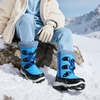 image:imageDREAM PAIRS Boys Snow Boots Camouflage Slip Resistant Faux Fur Lined Winter Shoes for LittleBig KidRoyal Blue
