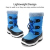 image:imageDREAM PAIRS Boys Snow Boots Camouflage Slip Resistant Faux Fur Lined Winter Shoes for LittleBig KidRoyal Blue