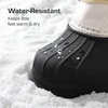 image:imageDREAM PAIRS Boys amp Girls Waterproof Winter Snow Boots for Little KidBig KidBeigeWhite