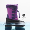 image:imageDREAM PAIRS Boys amp Girls Waterproof Winter Snow Boots for Little KidBig KidPurple