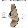 image:imageDREAM PAIRS Clogs for Women Suede Mules Wide Toe Shoes Wide Width Slip On Comfortable Clogs with Lightweight Soft Footbed AntiSlip Outsole Arch SupportApricot