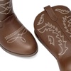 image:imageDREAM PAIRS Cowgirl Cowboy Western Boots Girls Mid Calf Riding Shoes Little KidBig KidTan