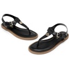 image:imageDREAM PAIRS Dressy TStrap Flat Thong Sandals for Women Comfort Roman Gladiator Casual Summer Beach Flip Flop Shoes with Adjustable Back Ankle Strap