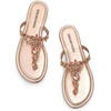 image:imageDREAM PAIRS Flip Flops for Women Dressy Rhinestone TStrap Thong Sandals for Summers Dress BeachChampagne