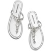 image:imageDREAM PAIRS Flip Flops for Women Dressy Rhinestone TStrap Thong Sandals for Summers Dress BeachSilver
