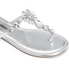 image:imageDREAM PAIRS Flip Flops for Women Dressy Rhinestone TStrap Thong Sandals for Summers Dress BeachSilver