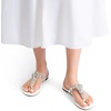 image:imageDREAM PAIRS Flip Flops for Women Dressy Rhinestone TStrap Thong Sandals for Summers Dress BeachWhite