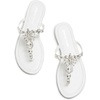 image:imageDREAM PAIRS Flip Flops for Women Dressy Rhinestone TStrap Thong Sandals for Summers Dress BeachWhite