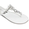 image:imageDREAM PAIRS Flip Flops for Women Dressy Rhinestone TStrap Thong Sandals for Summers Dress BeachWhite