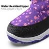 image:imageDREAM PAIRS Girls Snow Boots Warm Cozy AntiSlip Lightweight Mid Calf Faux Fur Lining Winter Shoes for LittleBig KidsPurple