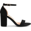 image:imageDREAM PAIRS Heels for Women Chunky Block Heel Open Toe Ankle Strap 35 Inch Heeled Sandals for Party Date WeddingBlacknubuck